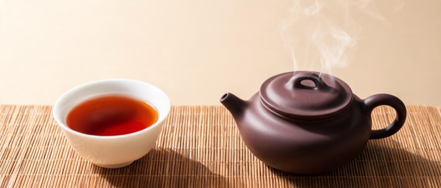 红浓茶汤